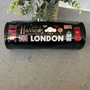 Harrods Glitter London Sq Pencil Case Color: Black, Grey, Red